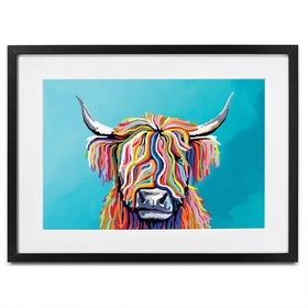 Scottish Cow Framed Art Print