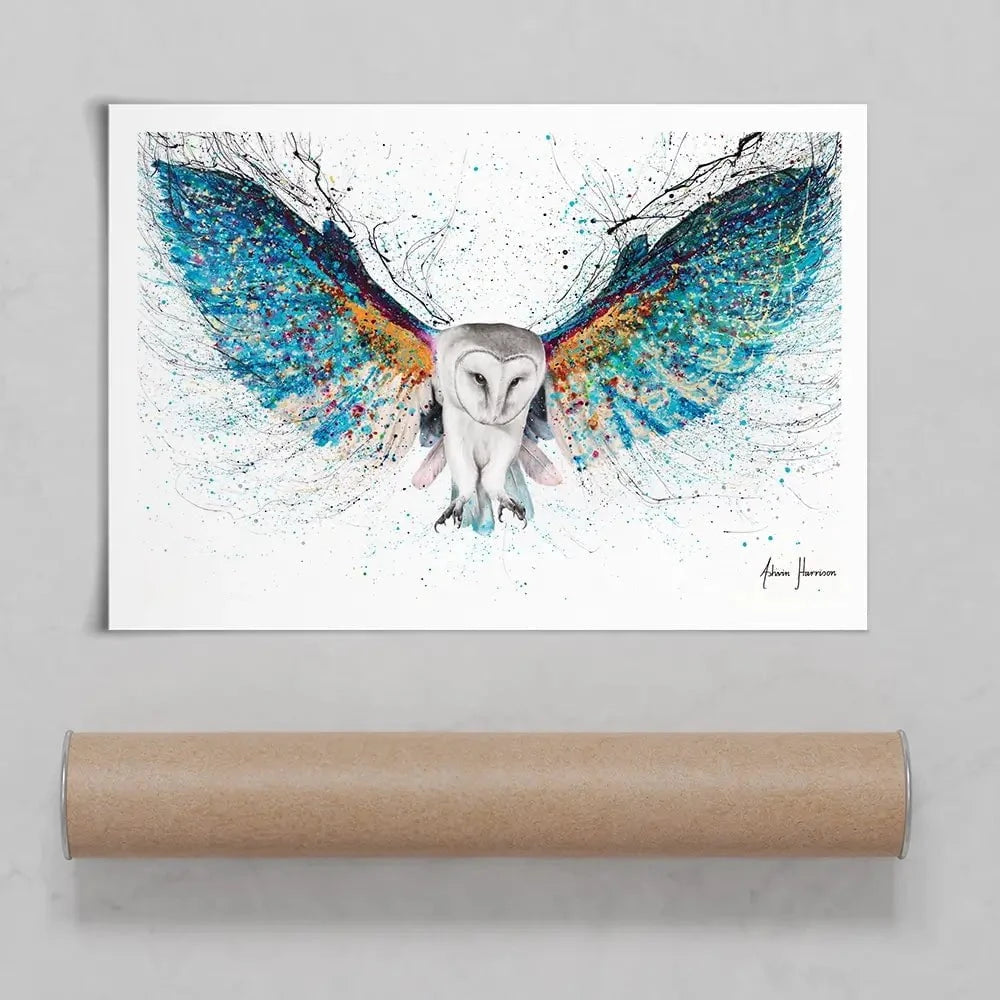 Opulent Night Owl Art Print