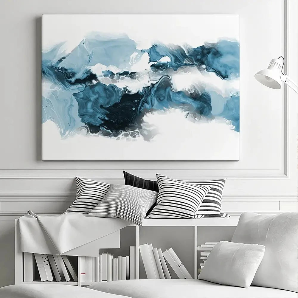 Wispy Blue Canvas Print