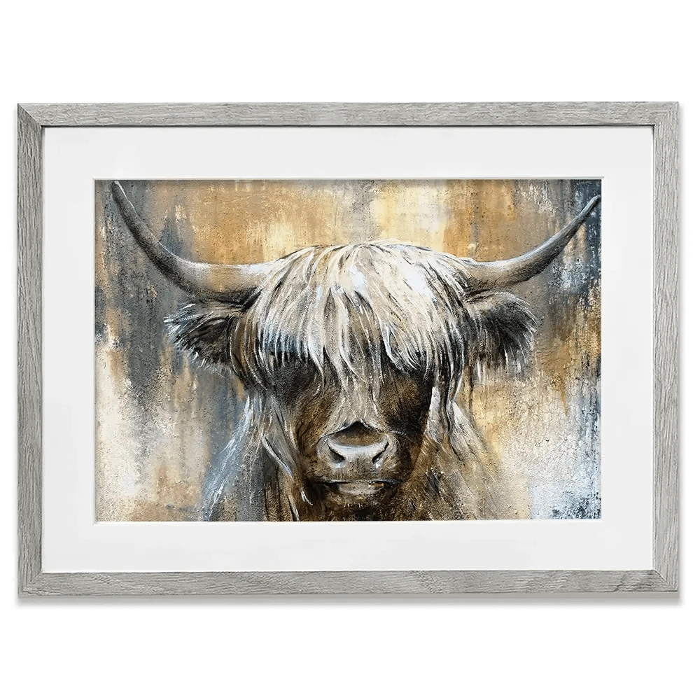 Cow Central Framed Art Print
