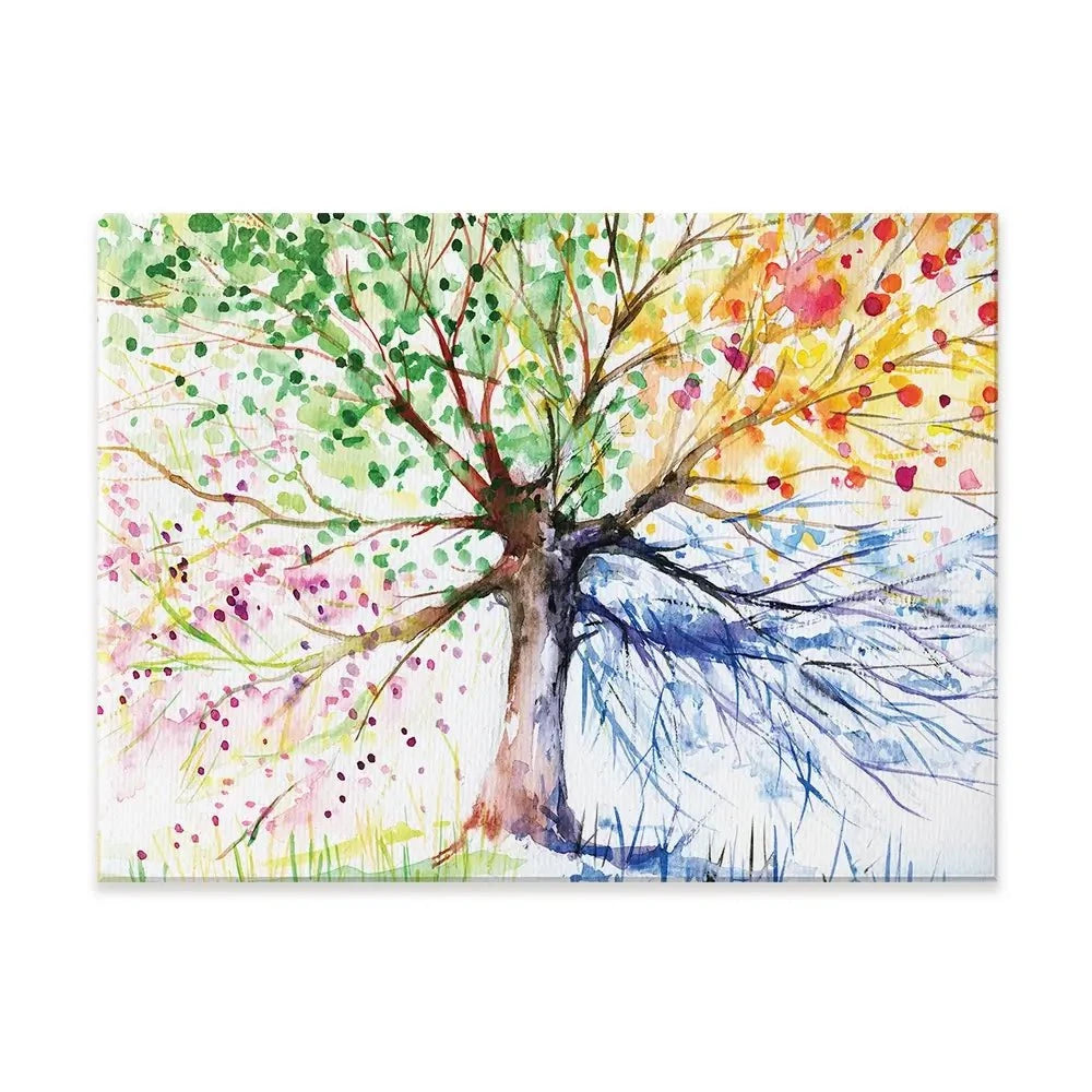 Tree Of Seasons Canvas Print