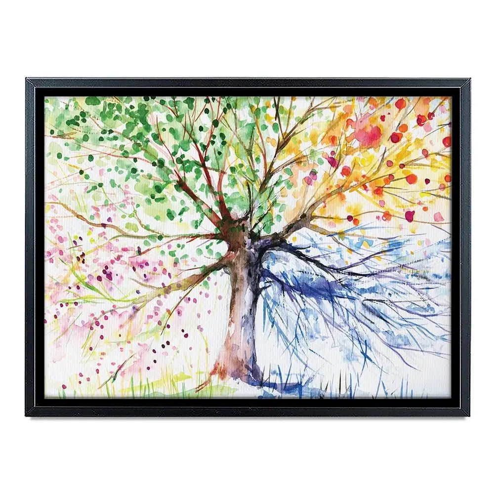 Tree Of Seasons Canvas Print