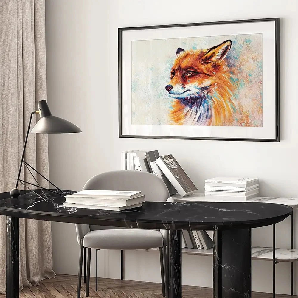 Wild Fox Framed Art Print