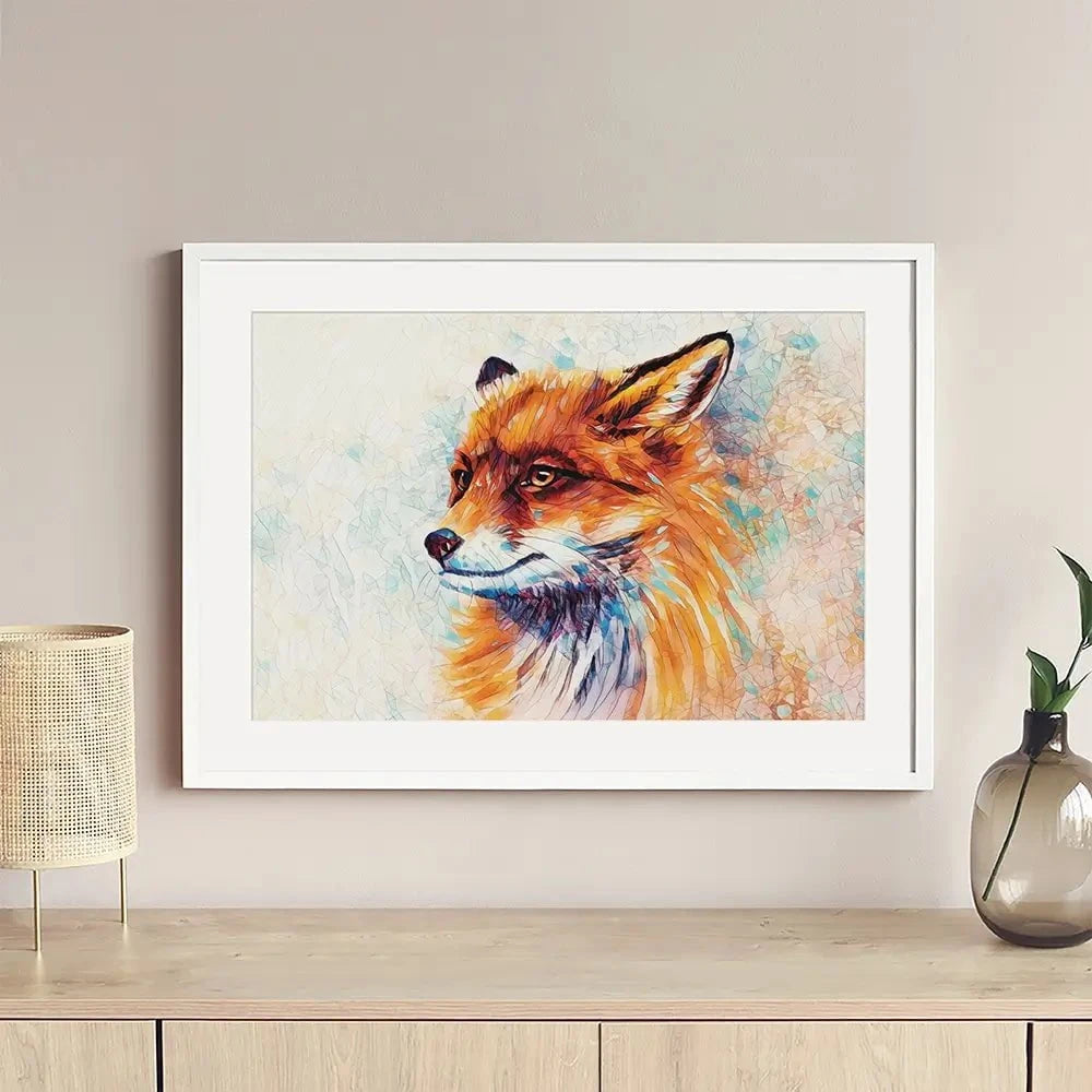 Wild Fox Framed Art Print