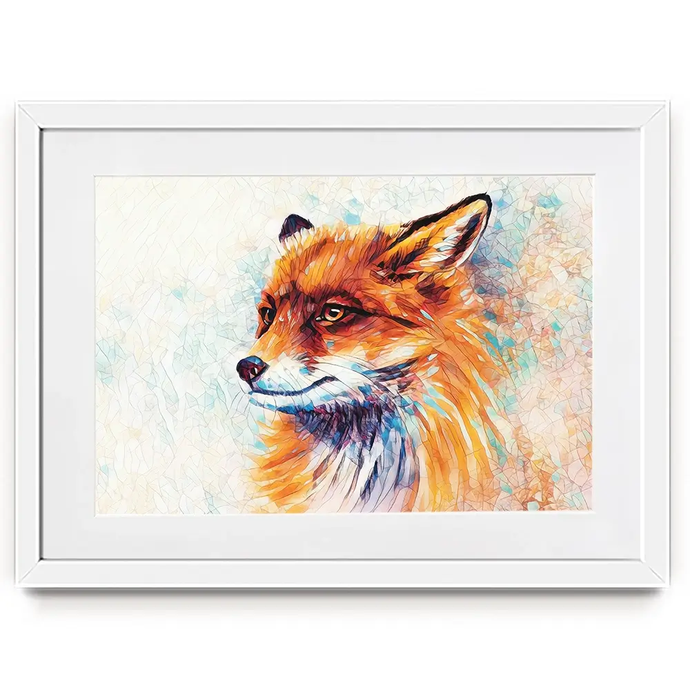 Wild Fox Framed Art Print