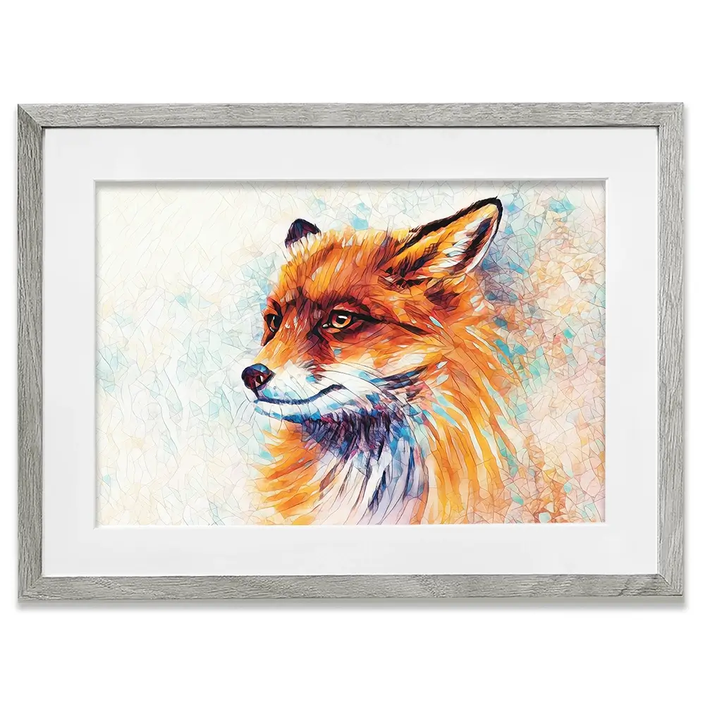 Wild Fox Framed Art Print