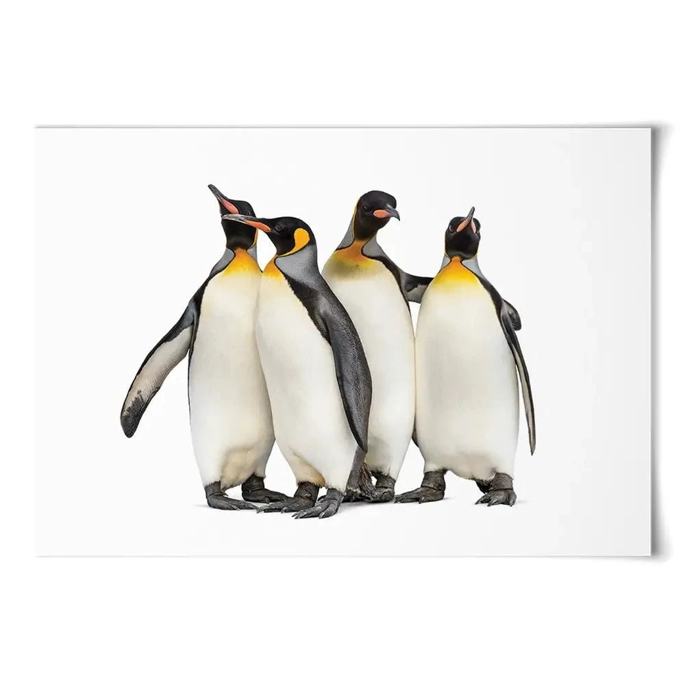 Penguin Gang Art Print