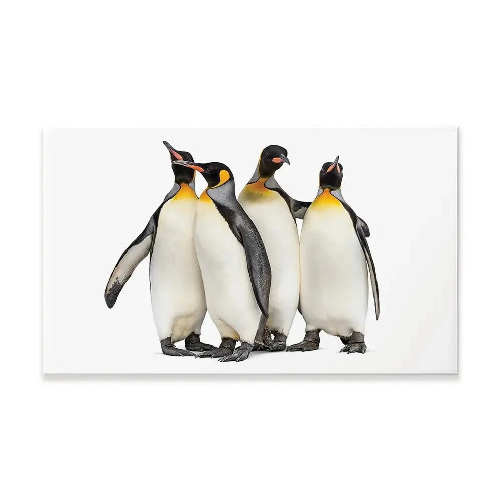 Penguin Gang Canvas Print