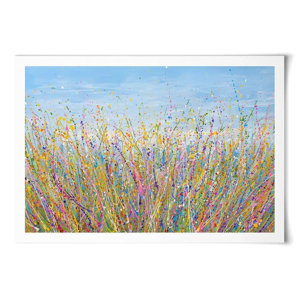 Colourful Meadow Art Print