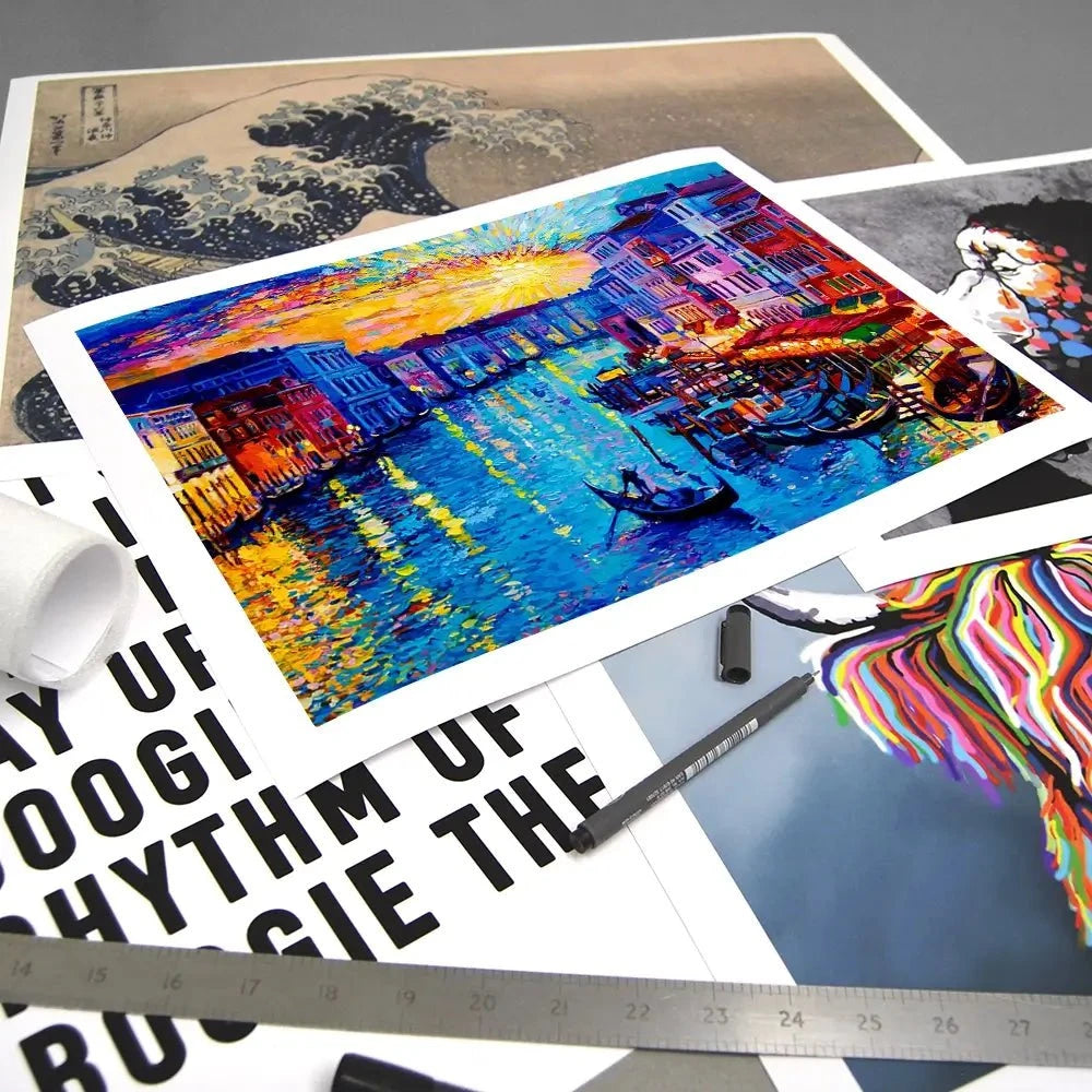 Rainbow Venice Art Print