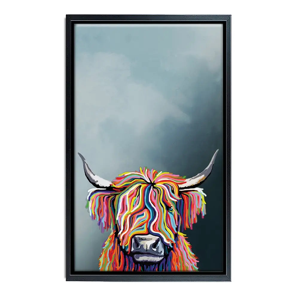 Multicoloured Coo Canvas Print
