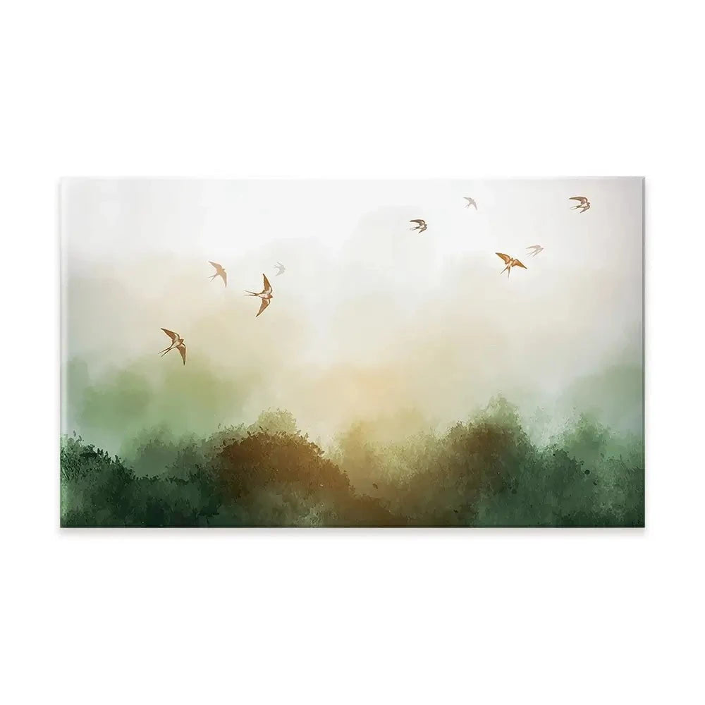 Birds Flying High Canvas Print
