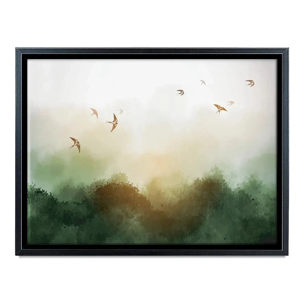 Birds Flying High Canvas Print