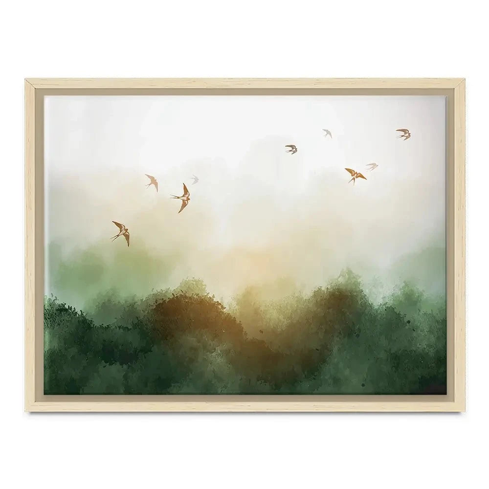Birds Flying High Canvas Print