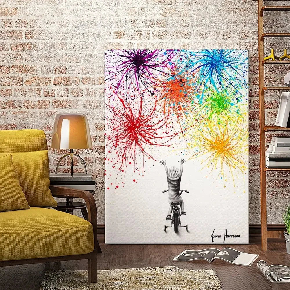 Playful Celebration Canvas Print