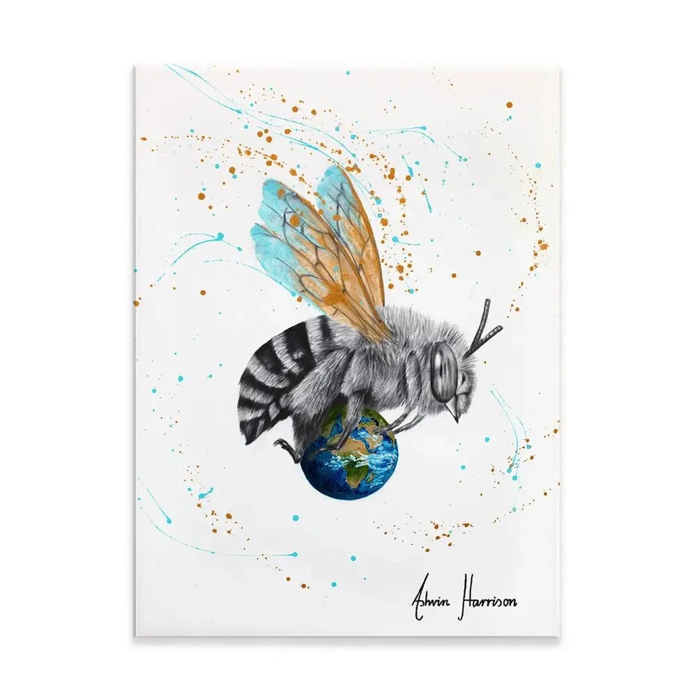 Earth To Bee Canvas Print