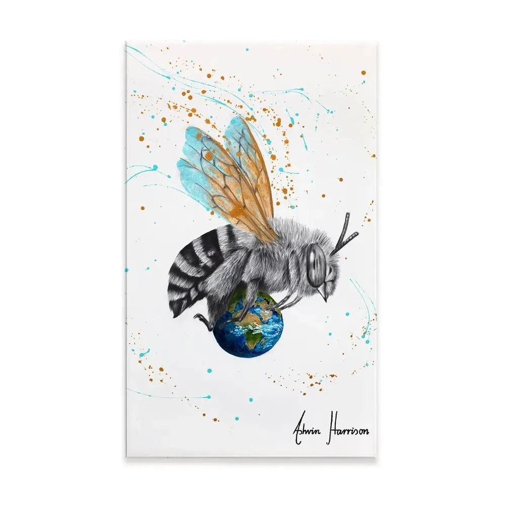 Earth To Bee Canvas Print