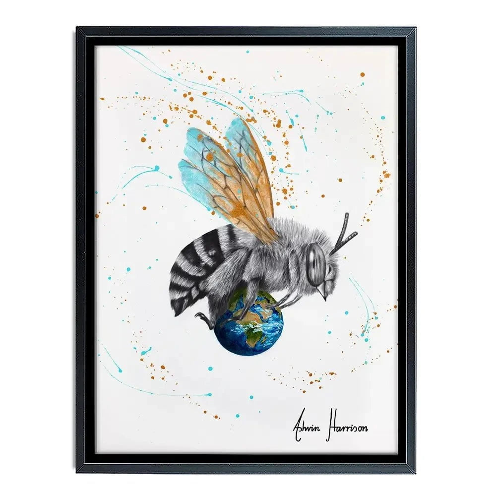 Earth To Bee Canvas Print