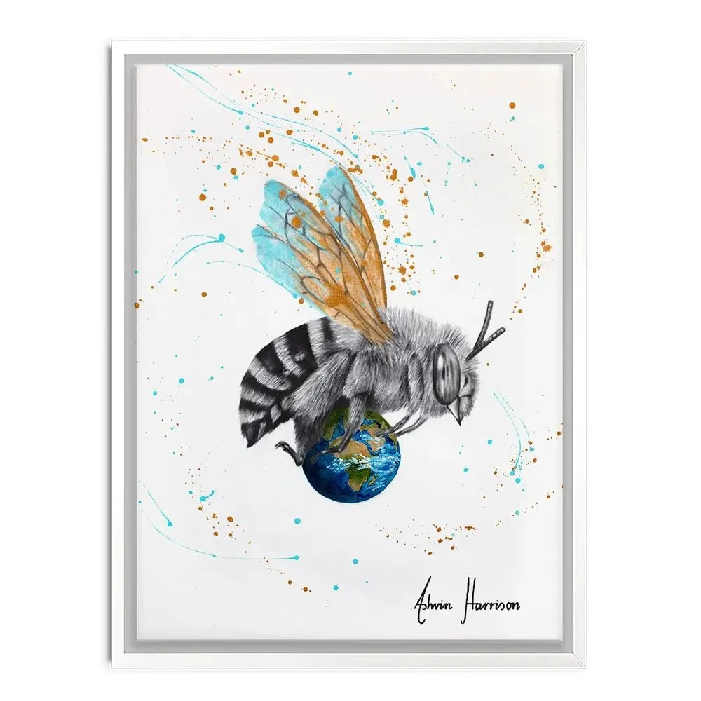 Earth To Bee Canvas Print