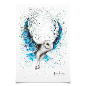 Mystical Owl Art Print