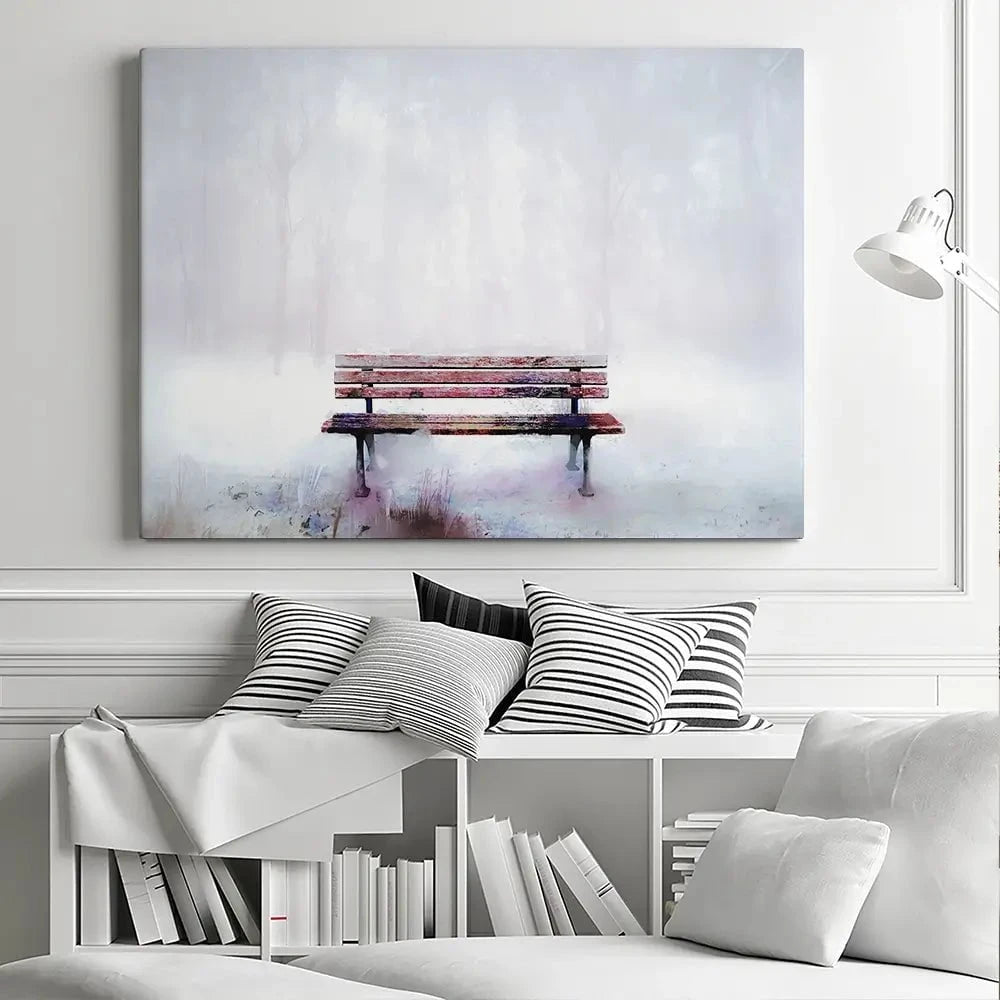 The Bench Canvas Print