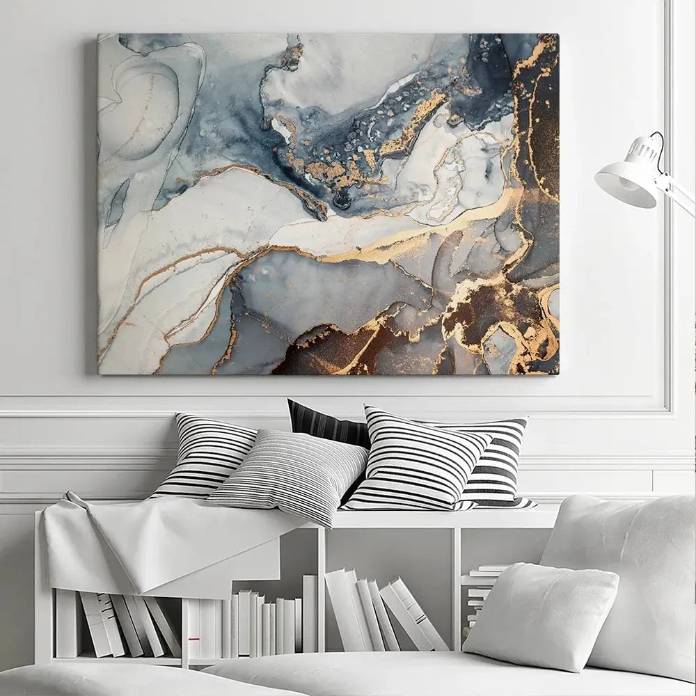 Marbled Canvas Print