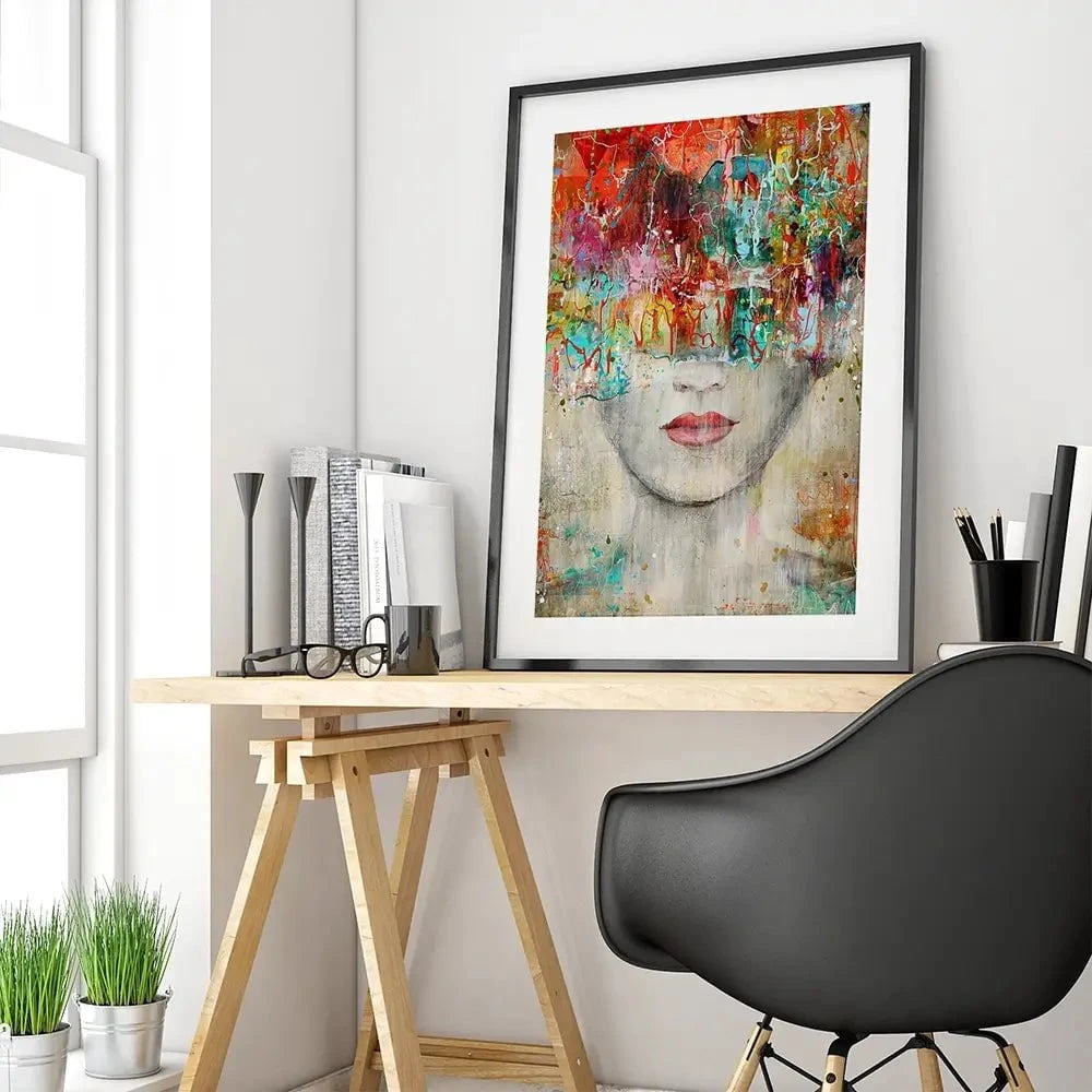 Colourful Vibes Framed Art Print