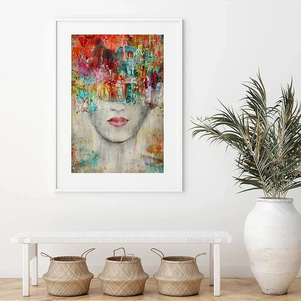 Colourful Vibes Framed Art Print