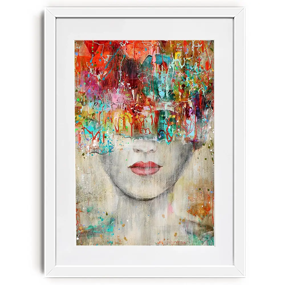 Colourful Vibes Framed Art Print