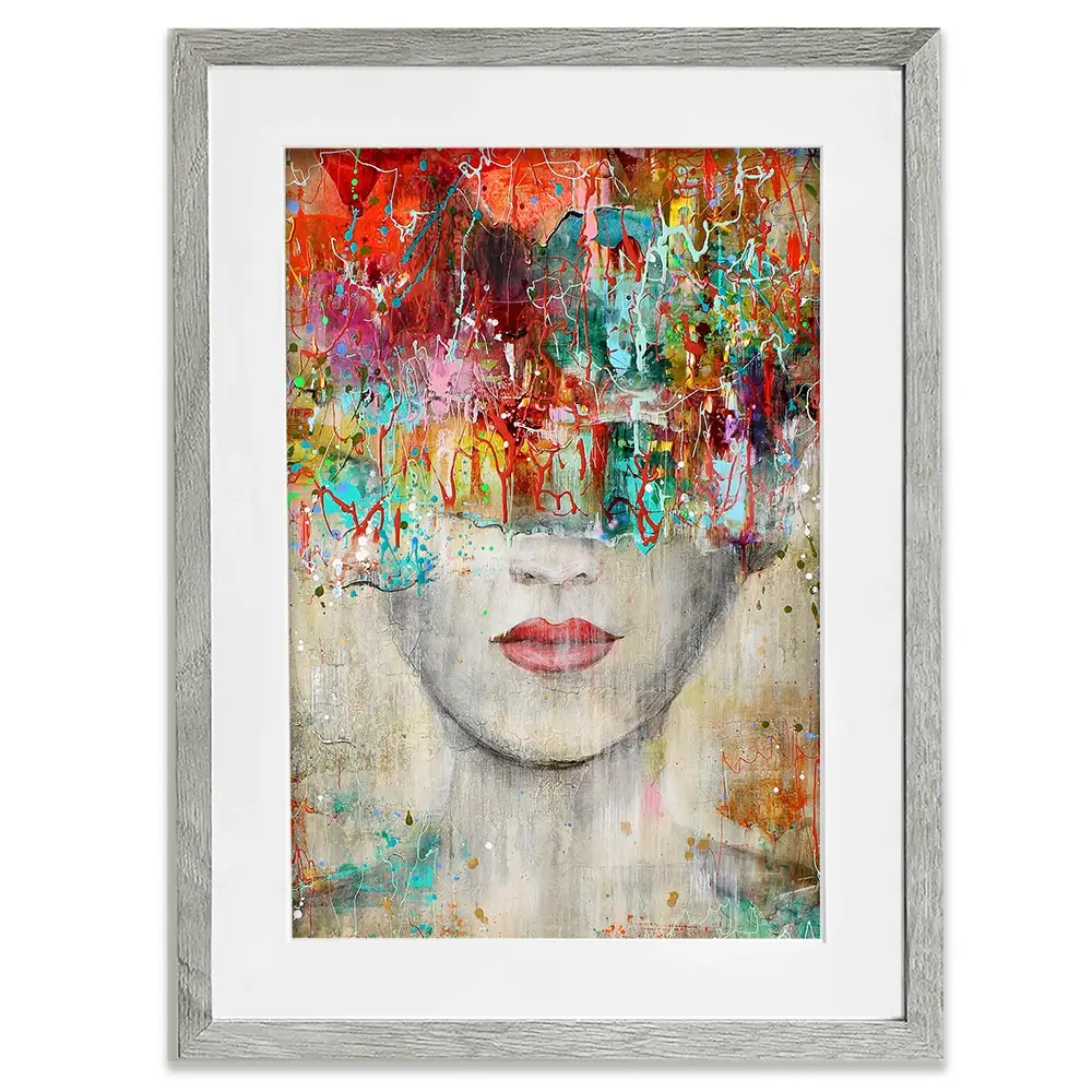 Colourful Vibes Framed Art Print
