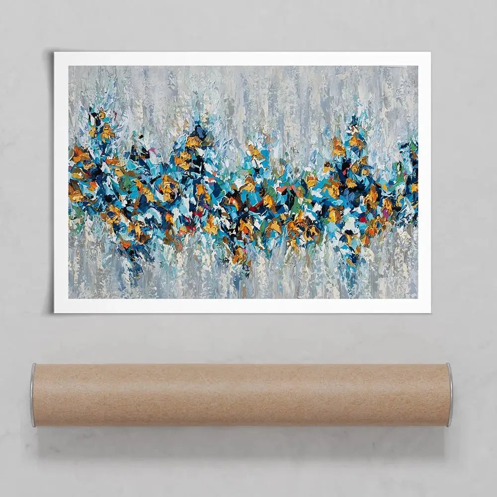 Palette Knife Abstract Art Print