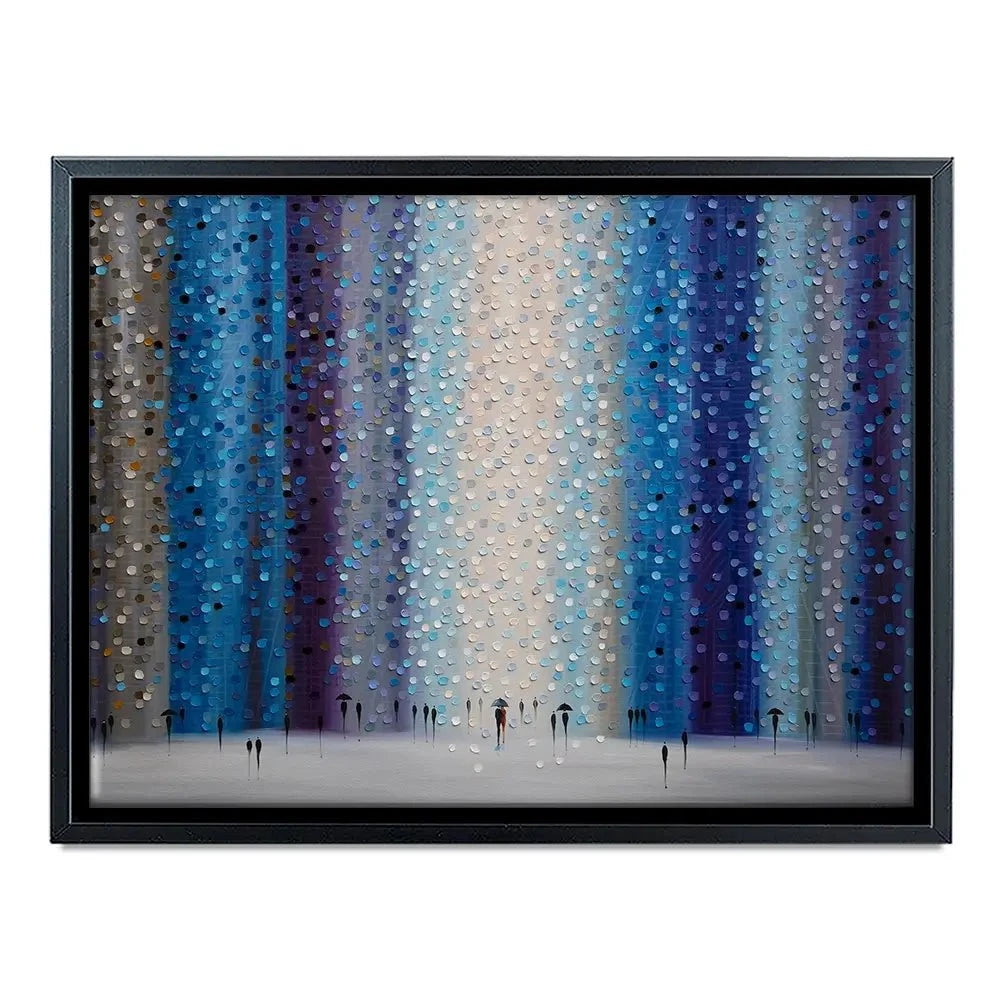 Rainy City For Us Canvas Print