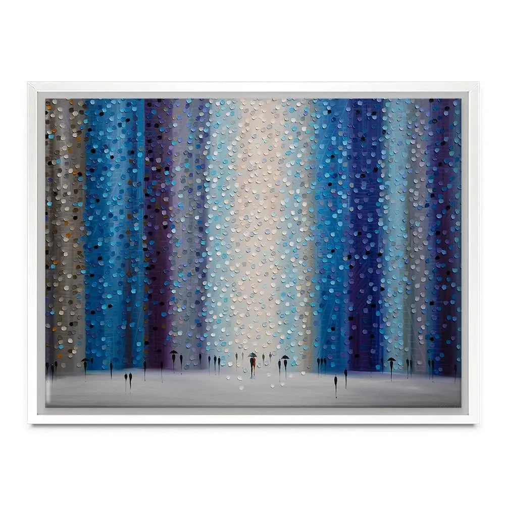Rainy City For Us Canvas Print