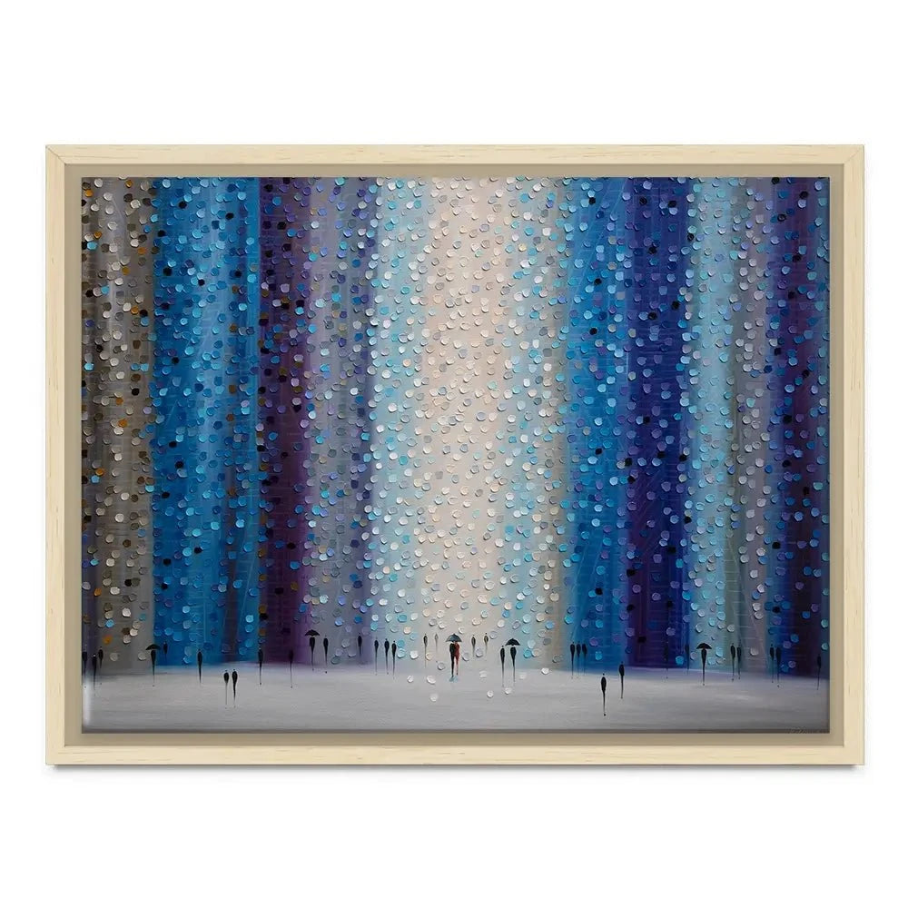 Rainy City For Us Canvas Print