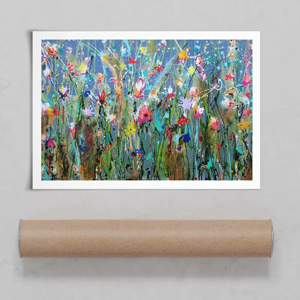Sea Of Flowers Art Print