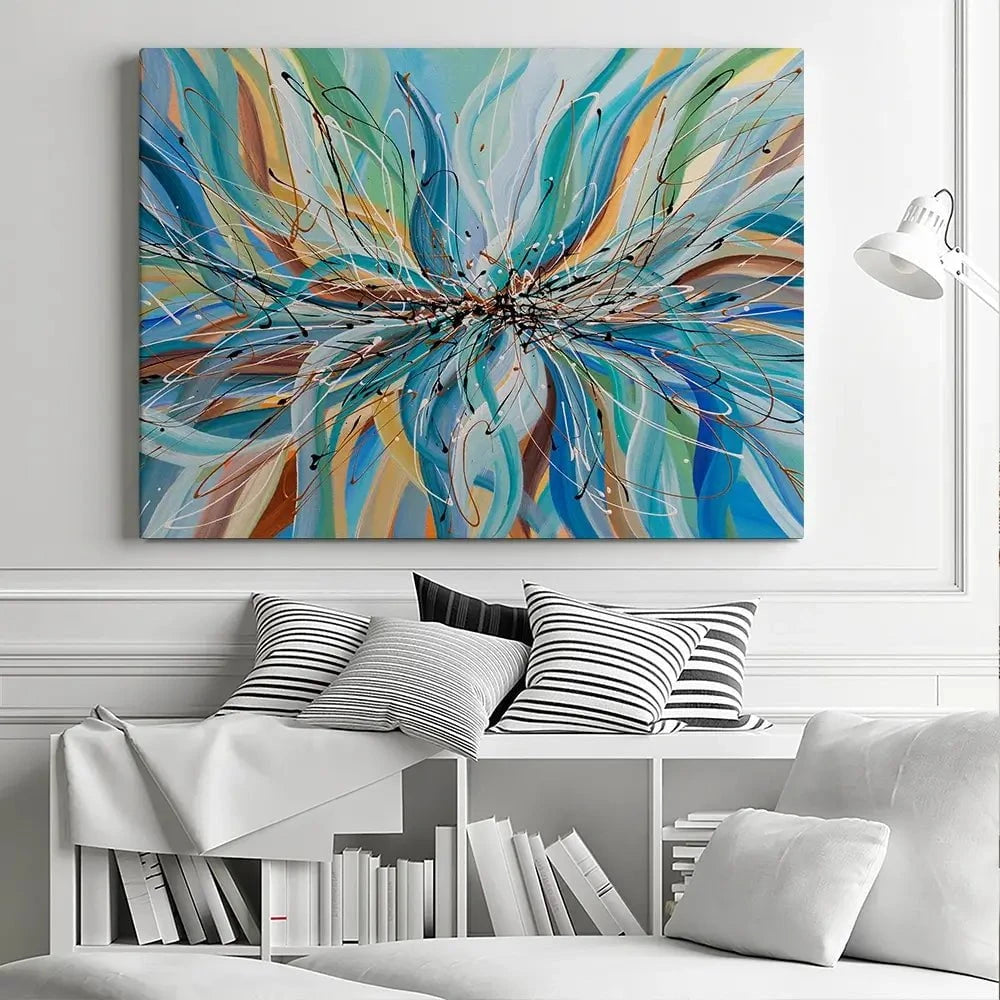 Blue Passion Canvas Print