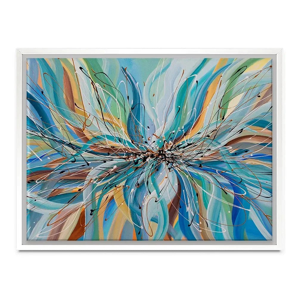 Blue Passion Canvas Print