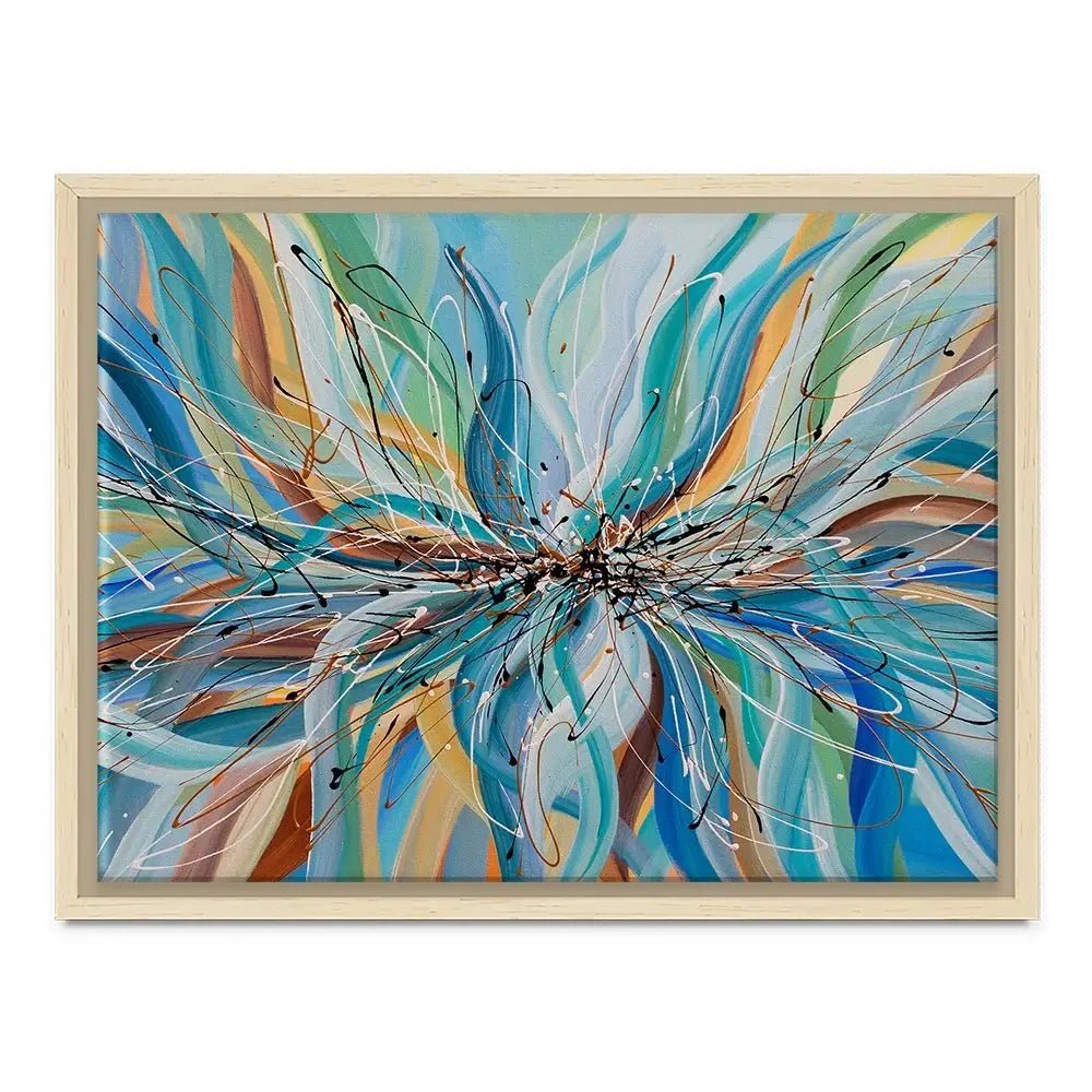 Blue Passion Canvas Print