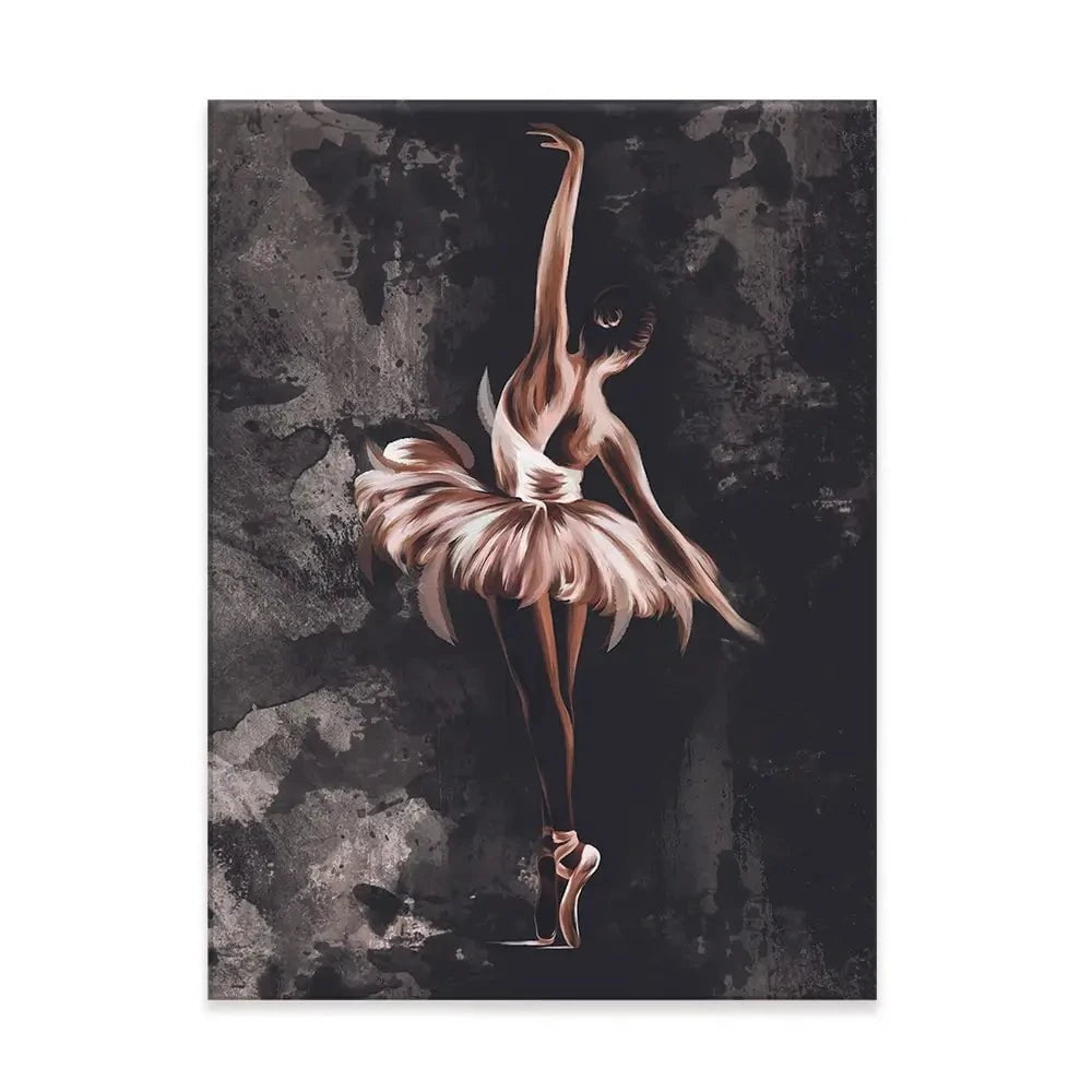 Ballerina Portrait Canvas Print
