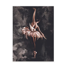 Ballerina Portrait Canvas Print