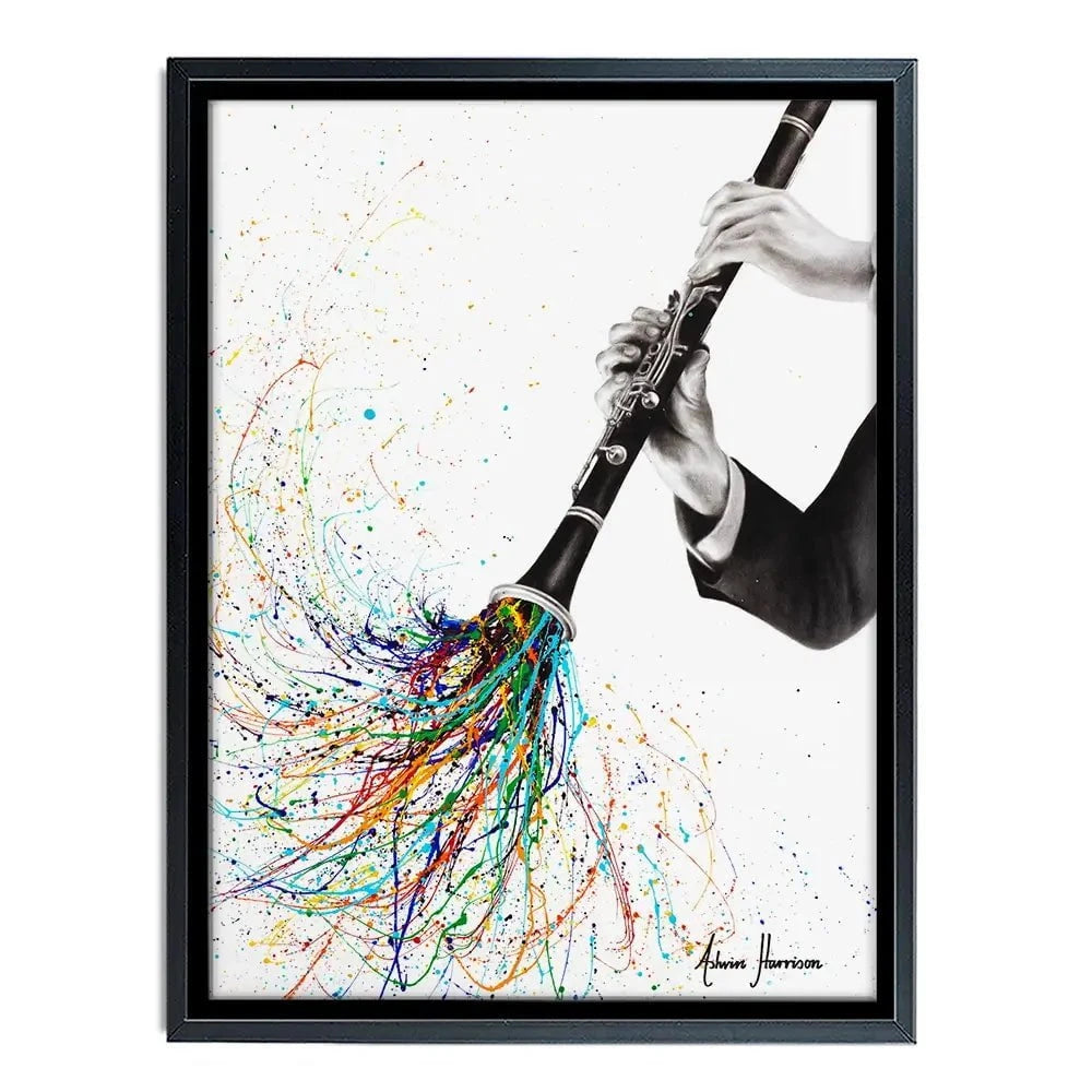 A Clarinet Tune Canvas Print