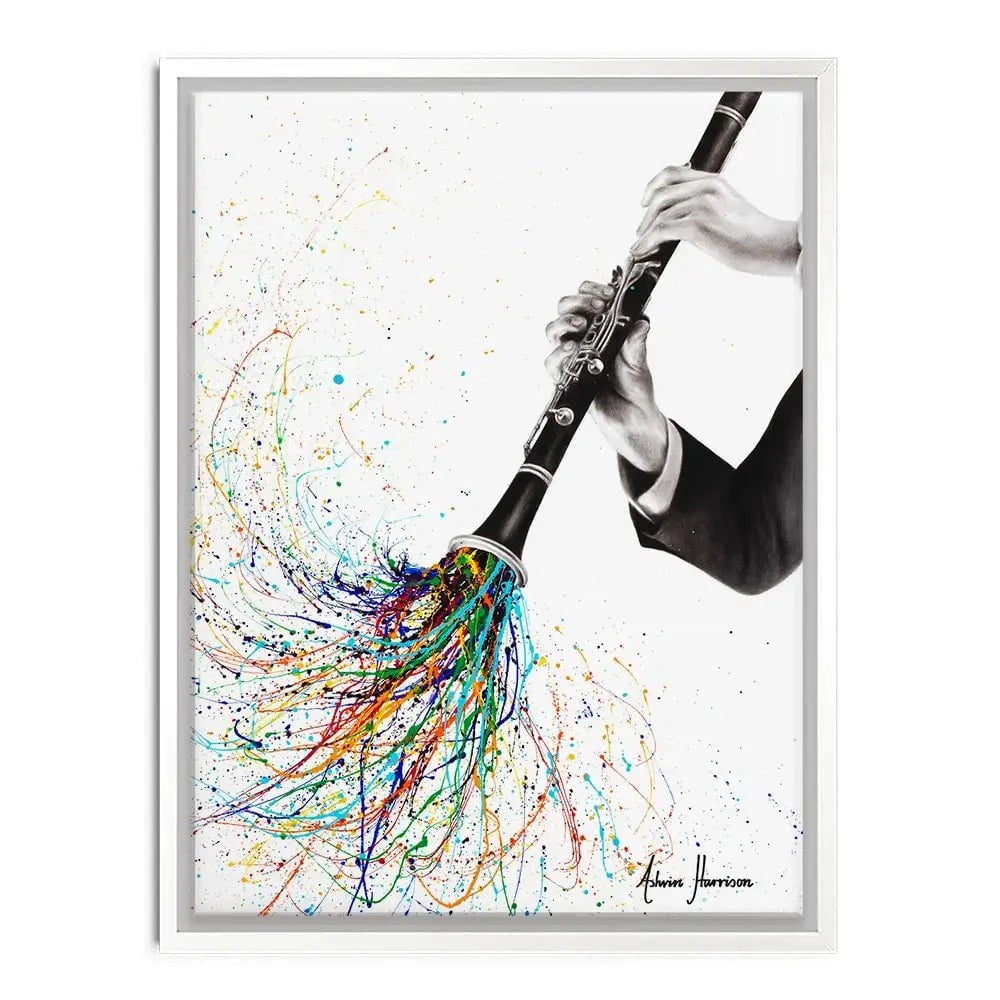 A Clarinet Tune Canvas Print