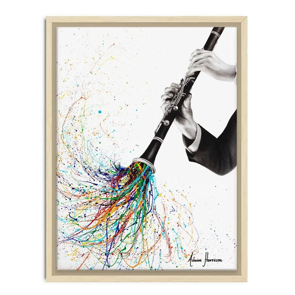 A Clarinet Tune Canvas Print