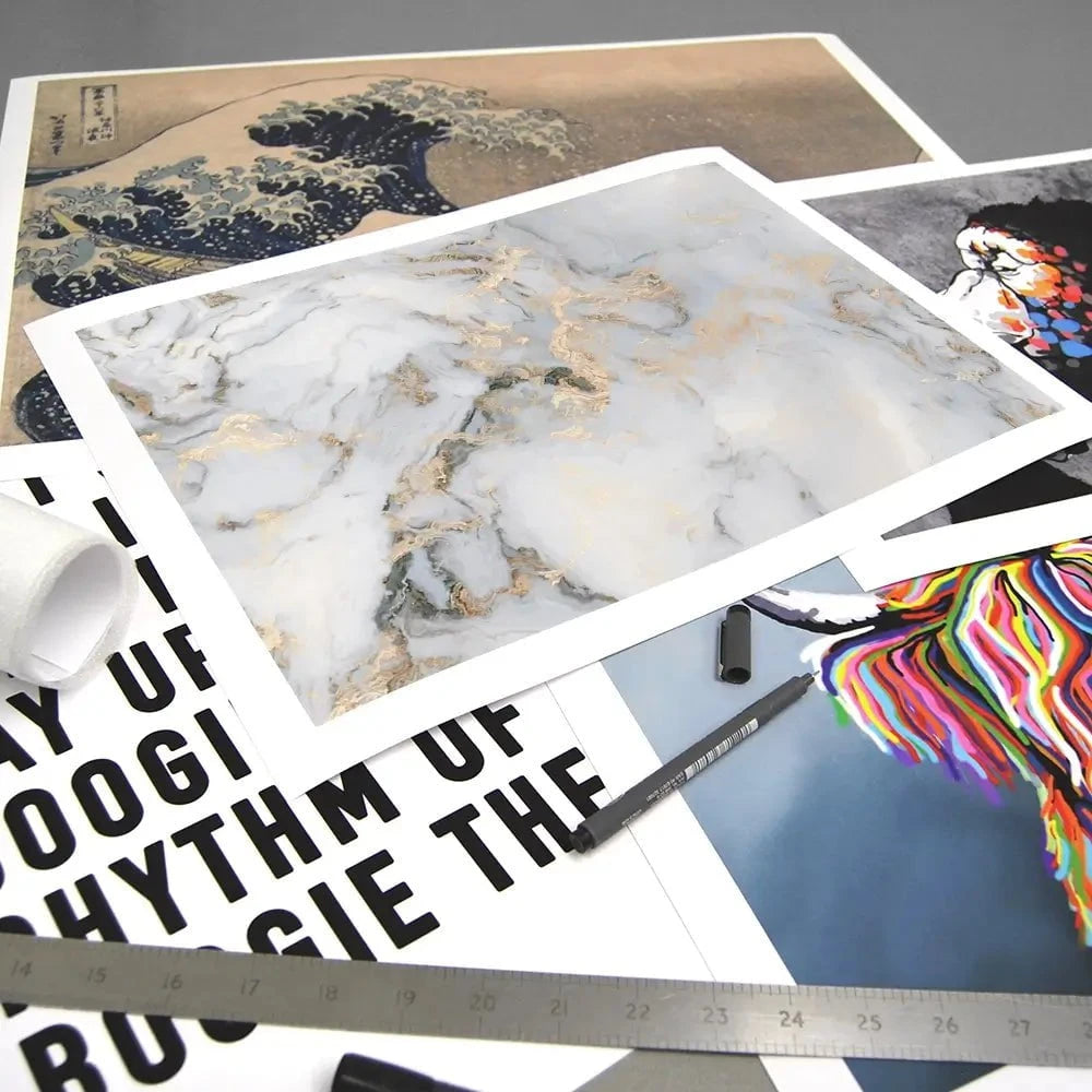 Marble Effect Art Print
