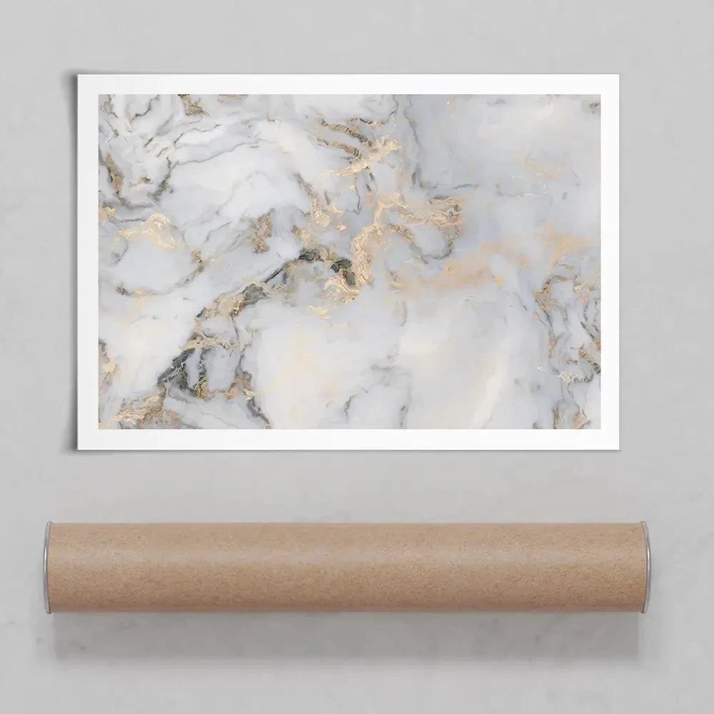 Marble Effect Art Print