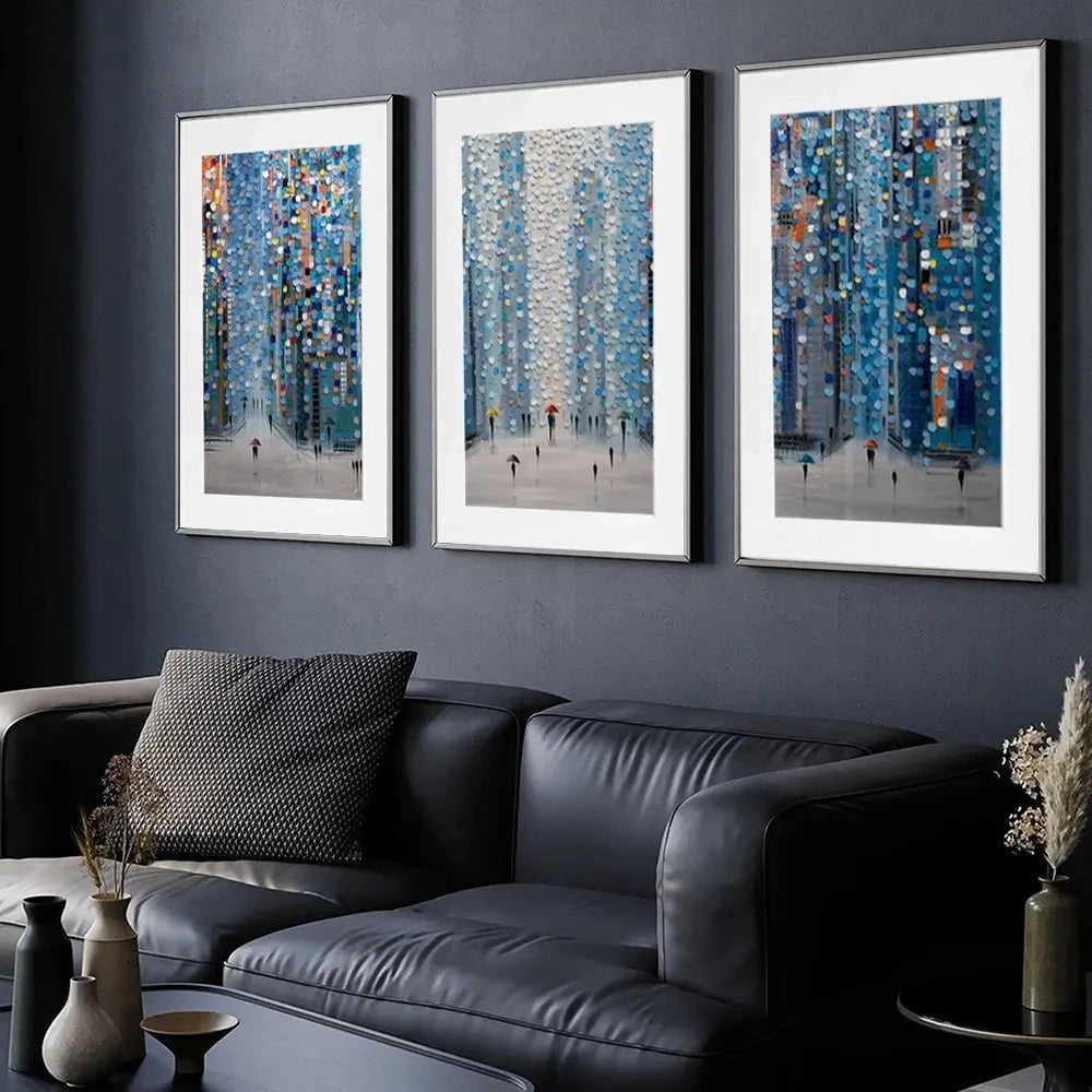 Metropolitan Dreams Framed Art Print Trio