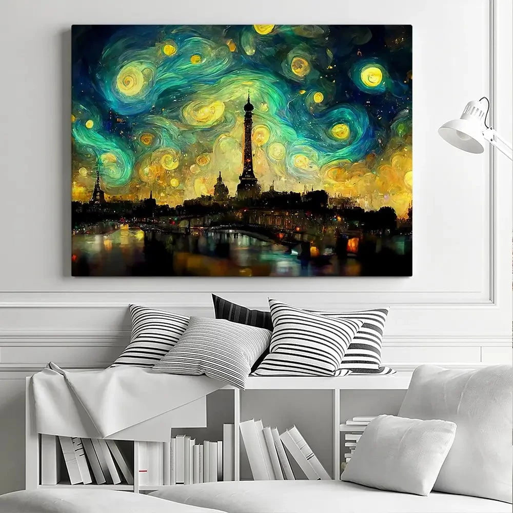 Galaxy Starry Night Canvas Print