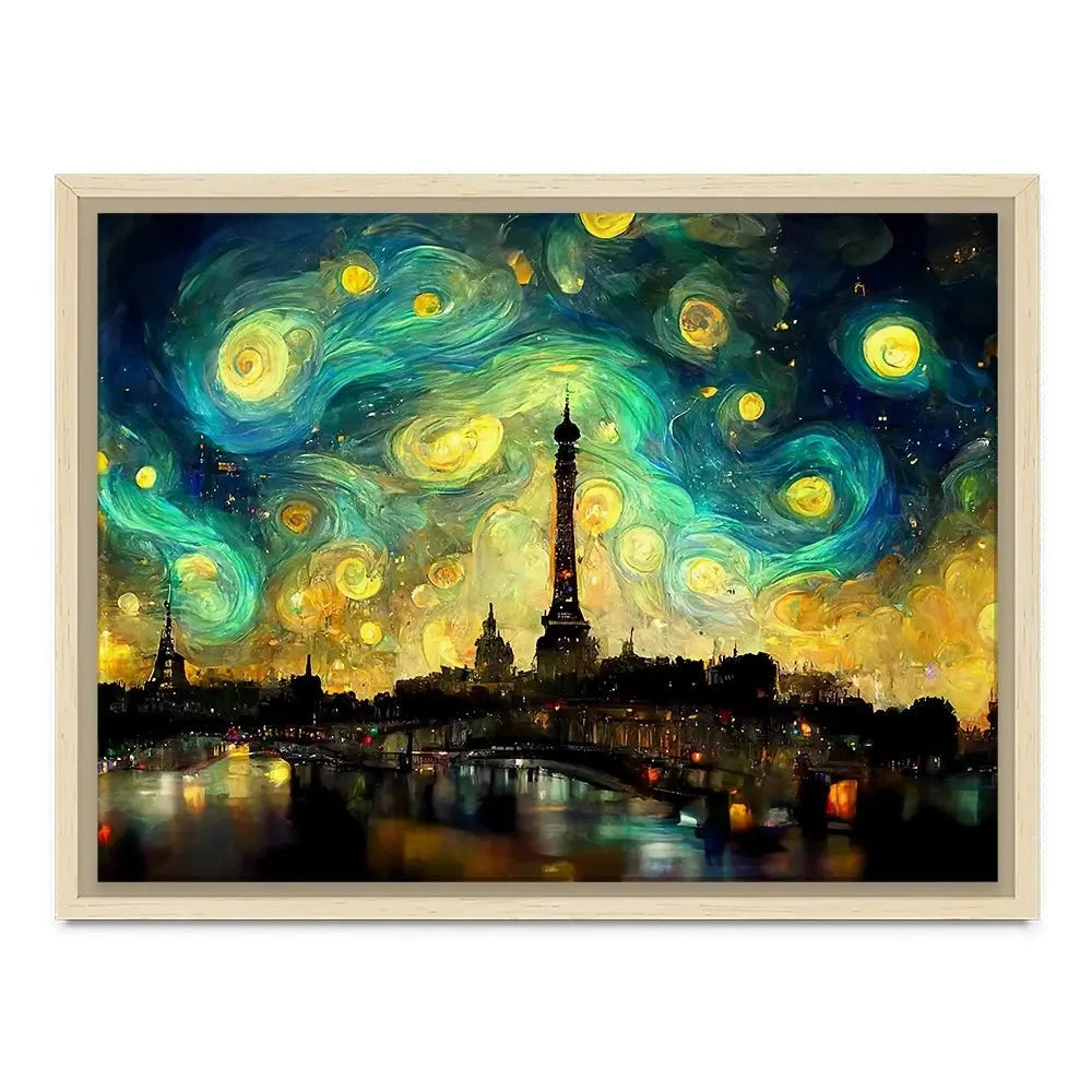 Galaxy Starry Night Canvas Print
