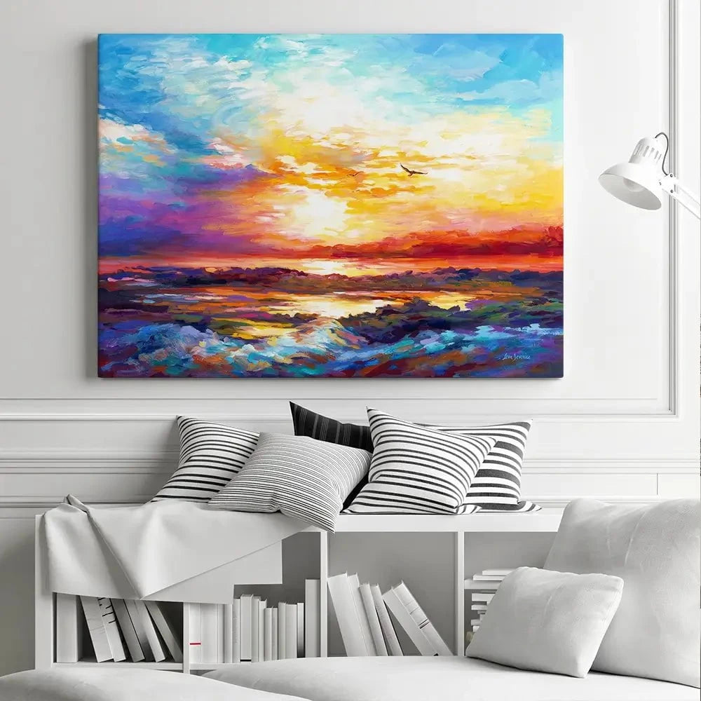 Colourful Sunset Canvas Print