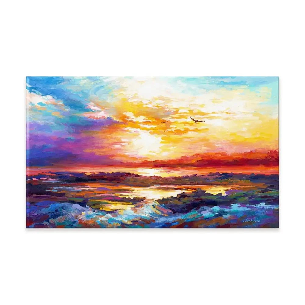 Colourful Sunset Canvas Print